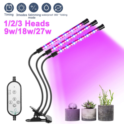 Фитолампа для растений на прищепке 3 Led Garden Light