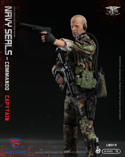 Капитан "морских котиков" США - Коллекционная фигурка 1/12 SCALE SEAL Special Assault Team Captain (LW019) - CRAZY FIGURE
