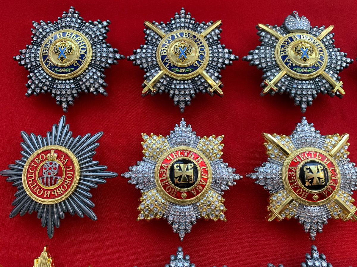 Полная коллекция полноразмерных звезд орденов Российской Империи - 40 ...