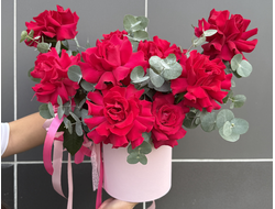 Композиция в коробке "Цветущий рай"