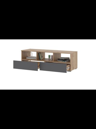 Хелен ТБ 02 тумба ТВ Дуб Крафт золотой/Графит