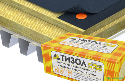Утеплитель ТИЗОЛ EURO-РУФ 1000х600х100 мм (2 шт; 0,12 куб.м.)