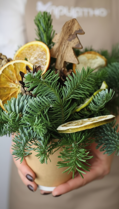 Новогодняя композиция № 1131