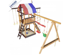 ДЕТСКАЯ ДЕРЕВЯННАЯ ИГРОВАЯ ПЛОЩАДКА САМСОН ТАСМАНИЯ КОМБИ в Воронеже