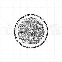 Штамп апельсин