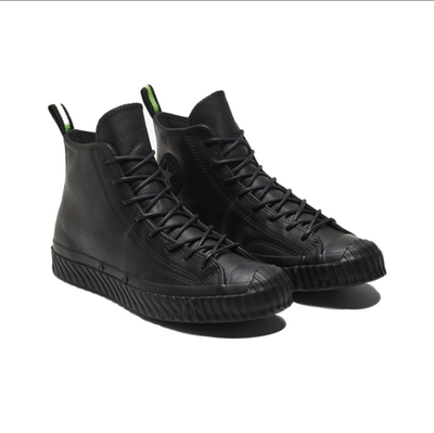 Кожаные кеды Converse Bosey Water Repellent Chuck Taylor 70 черные высокие 168847C купить в Спб
