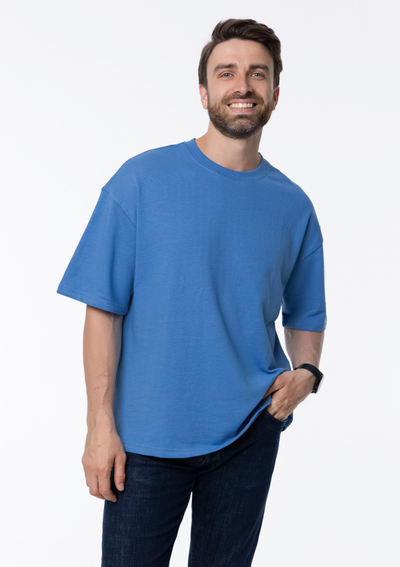 Футболка оверсайз (А40) 260 гр/м2, 100% хлопок, футер-петля