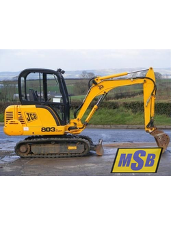Стекло на мини-экскаватор Jcb 803 super