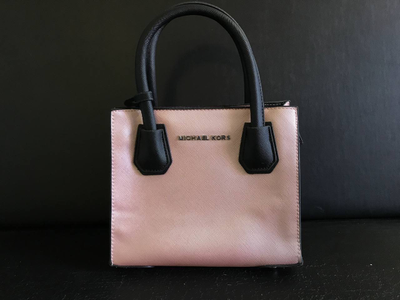 Сумка Michael Kors Mercer Small Pink Black