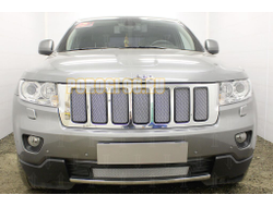 Защита радиатора Jeep Grand Cherokee IV (WK2) 2010-2013 chrome верх