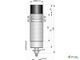 Датчик индуктивный бесконтактный И28-NO-DC-HT (Л63)