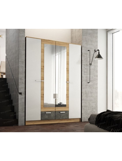 Шкаф Адель 1600 Дуб вотан (Эра)