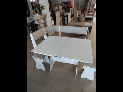 Кухонный уголок "Березка эконом белый new " (БР)