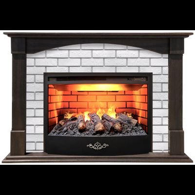 Электрокамин Квинт BL с очагом 3D FireStar 25.5