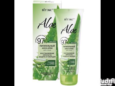 Biтэкс ALOE 97% Питательный алоэ-крем для лица Восстановление упругости Защита от морщин | Витэкс