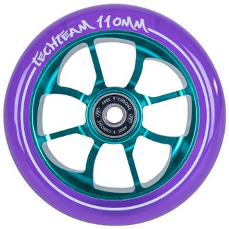 Купить колесо Tech Team PO (Purple) 110 для трюковых самокатов в Иркутске