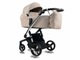 Коляска 3в1 ibebe i-stop Экокожа Beige, CHROME рама