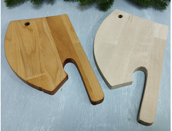 Доска разделочная "топор", береза 175х320 мм