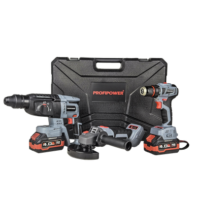 Аккумуляторный бесщеточный НАБОР 3в1 PROFIPOWER ProfiSet-3E18