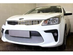 Защита радиатора KIA RIO 2017- chrome низ PREMIUM