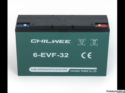 Аккумуляторная батарея Chilwee 6-EVF-32 (12В-34А\ч С5) 267х77х170 д.ш.в.