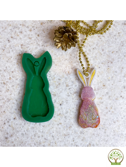 Лунный зайка №4 с гравировкой