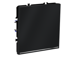 VLS010207 Выключатель одноклавишный с подсветкой, графит-1