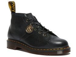 DR. MARTENS CHURCH VINTAGE SMOOTH BLACK LEATHER