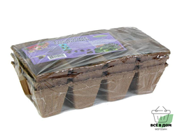 Торфяной горшочек квадр. 70*70 (24шт) "Умный огород"