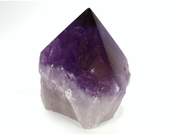 Аметист, аметрин, кристалл полированный со спиленным основанием (79*73*62 мм, 448 г) №37661