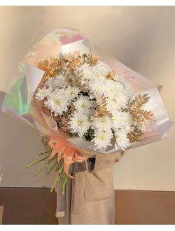 Монобукет «персиковый сад»