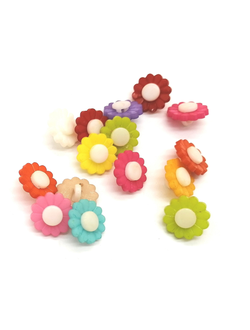 Пуговицы детские микс, ромашки