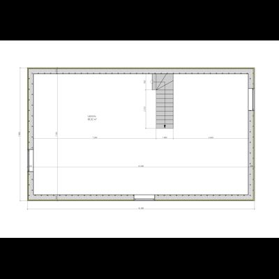 Одноэтажный дом с тремя спальнями 168.7 м² (S25)