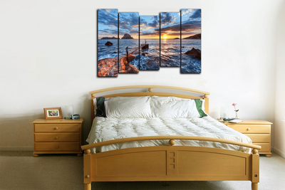 Модульная картина "Прибой"