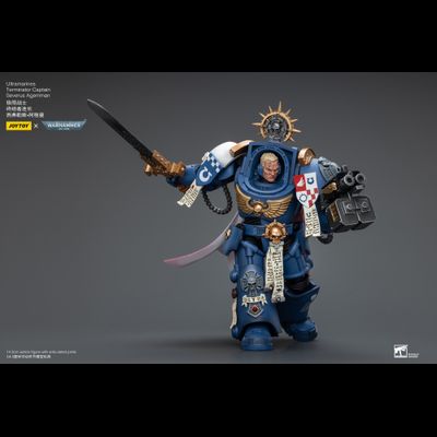Капитан-терминатор Ультрамаринов (Warhammer 40k) - КОЛЛЕКЦИОННАЯ ФИГУРКА 1/18 Ultramarines Terminator Captain Severus Agemman (JT9916) - JOYTOY
