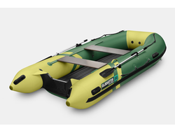 Моторная лодка GLADIATOR E380S зелено-оливковый