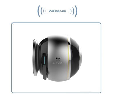 EZVIZ Mini Pano панорамная 360 градусов WiFi (2.4/5 Ггц) видеокамера с DVR, Full HD