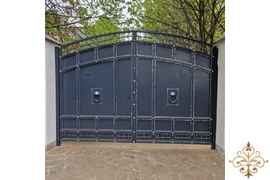 Кованые ворота, кованая калитка, деревня Ивановка, Одинцовский городской округ