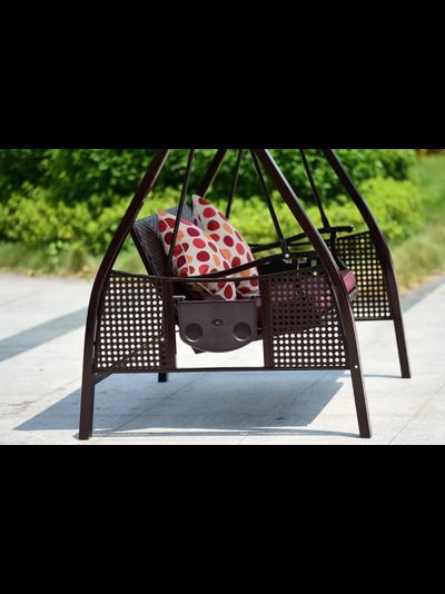 Качели садовые Rio из искусственного ротанга