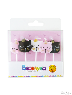 Набор свечей на шпажках "Кошка Мэри"