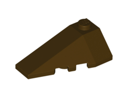 Wedge 4 x 2 Triple Left, Dark Brown (43710 / 6258948)