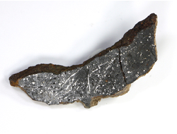 Метеорит "Царёв" в пластиковом боксе, Россия, Волгоградская обл (55*23*4 мм, 8,5 г) №23450