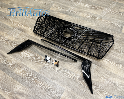 Решетка Toyota Prado 150 рестайлинг 2018+ TRD черная