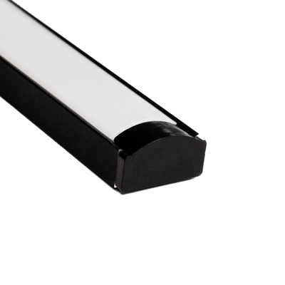 Алюминиевый профиль 4L-1506-S ANOD Black | Черный ANOD