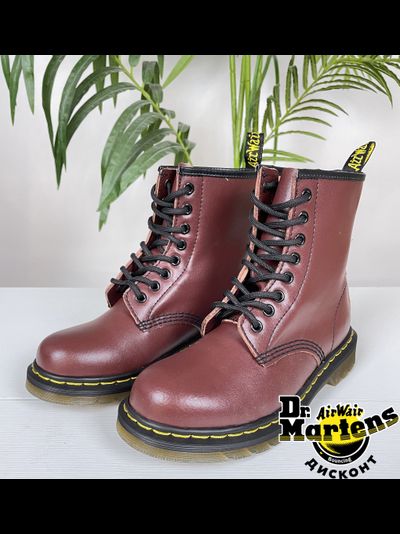 DR MARTENS 1460 SMOOTH CHERRY RED NARROW FIT