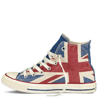 Конверсы All Star Distressed Union Jack с британским флагом женские