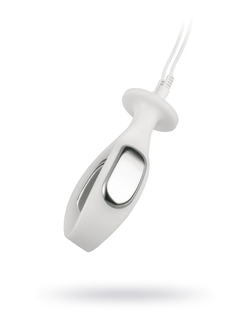 46300 Вагинальный электростимулятор Mystim Julian, ABS пластик, белый, 7.9 см