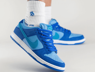 Nike SB Dunk Low Pro Blue Raspberry сбоку