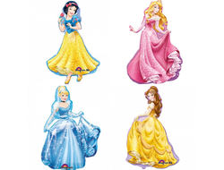 шар с гелием 32"/64 см принцессы (на выбор)