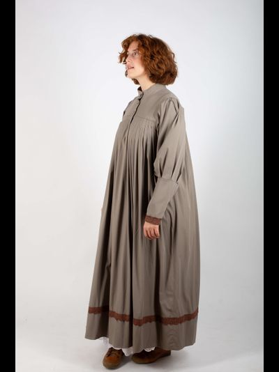 Платье «Поморское» Оливковое - шерсть смесовая